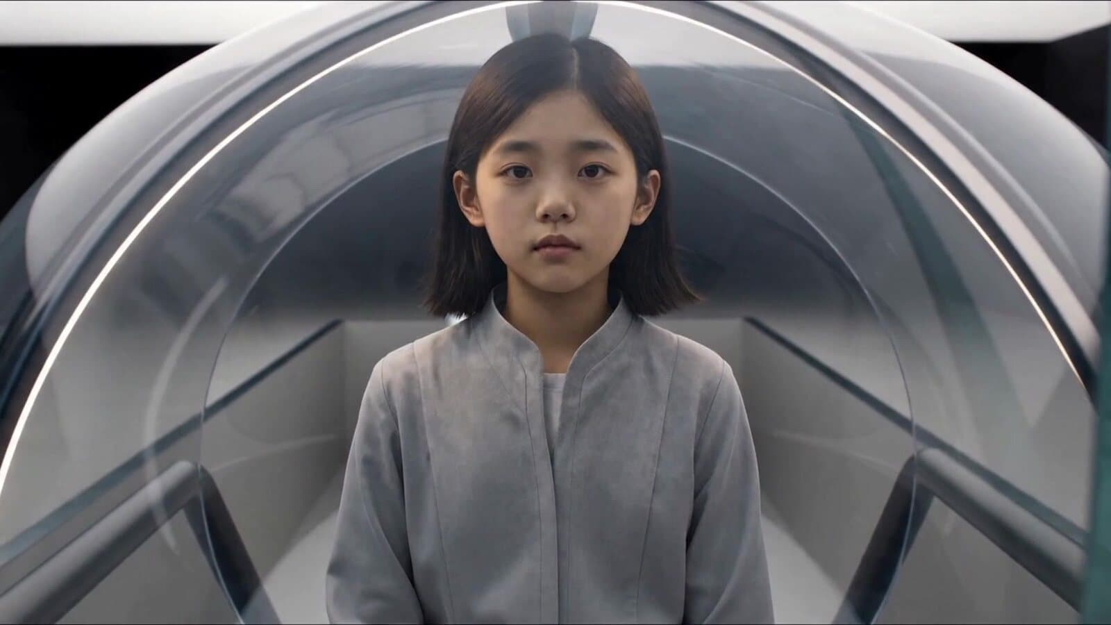 AI 단편영화 「미나를 볼 수 있다면」 한 장면